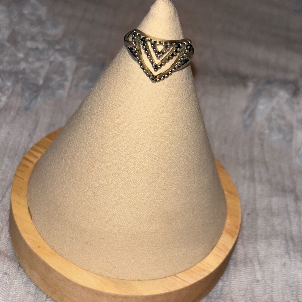 Size 8 
Silver ring